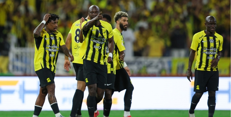 Al-Riyadh vs Al-Ittihad match graphic