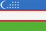 Uzbekistán flag